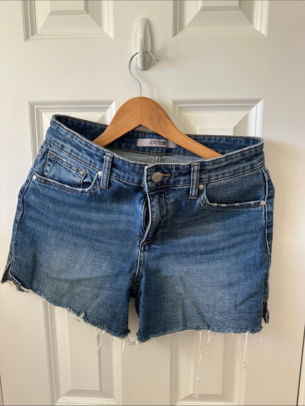 Joe's Jeans Distressed Blue Denim Cutoff Shorts